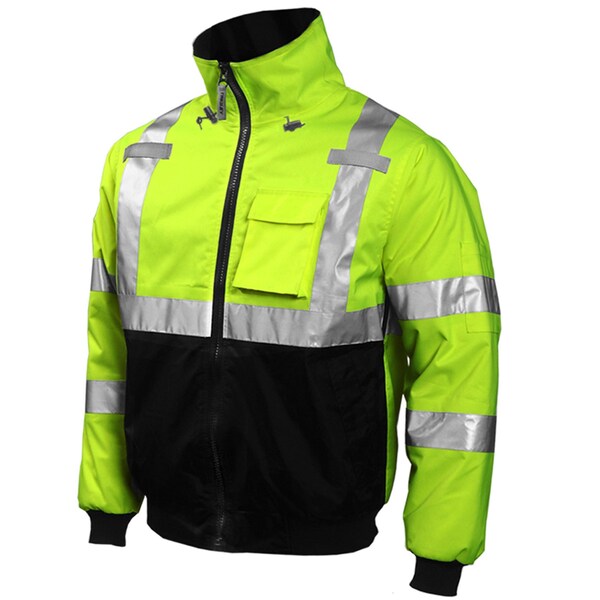 Tingley Reflective Clothing, Polyester, Hi-Viz Yellow, XL J26002.XL - main
